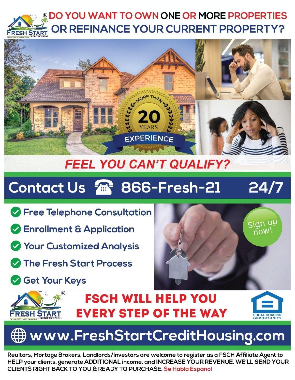 Fresh Start Credit Housing Enrollment